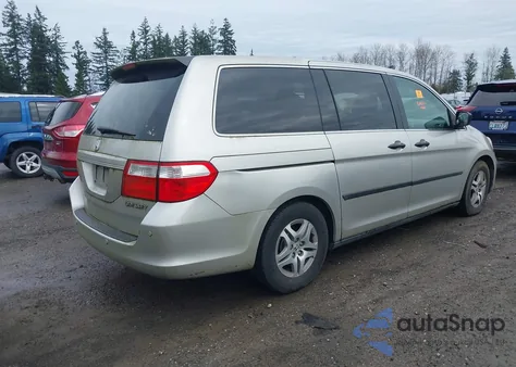 2005 Honda Odyssey Lx из США, поврежденный, VIN 5FNRL38265B031381